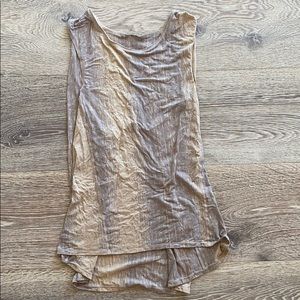 Lululemon Beige Muscle Style Tank Top